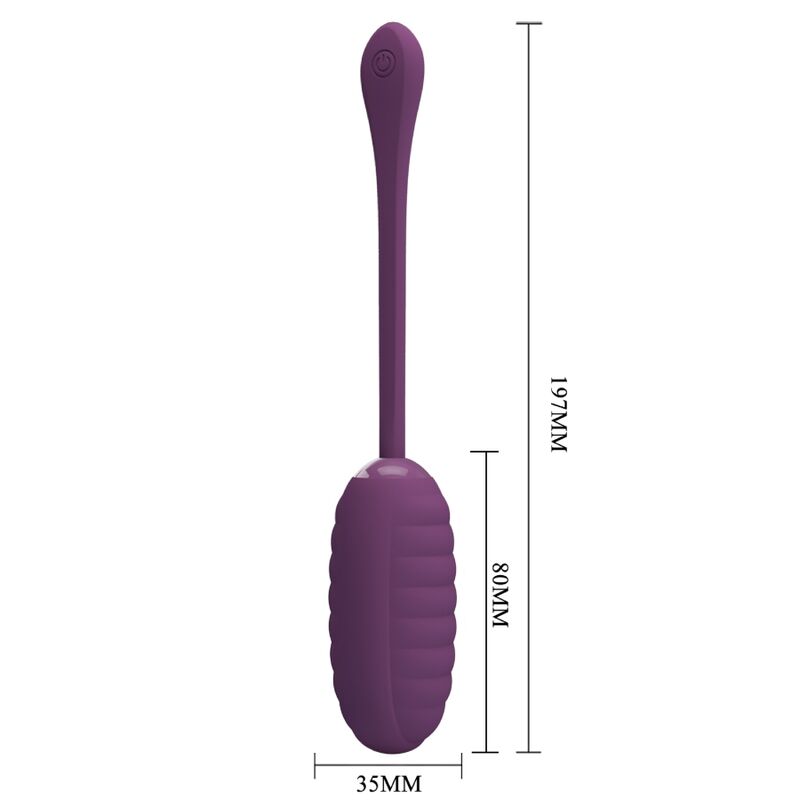 PRETTY LOVE - CASPER À OEUF VIBRANT RECHARGEABLE VIOLET