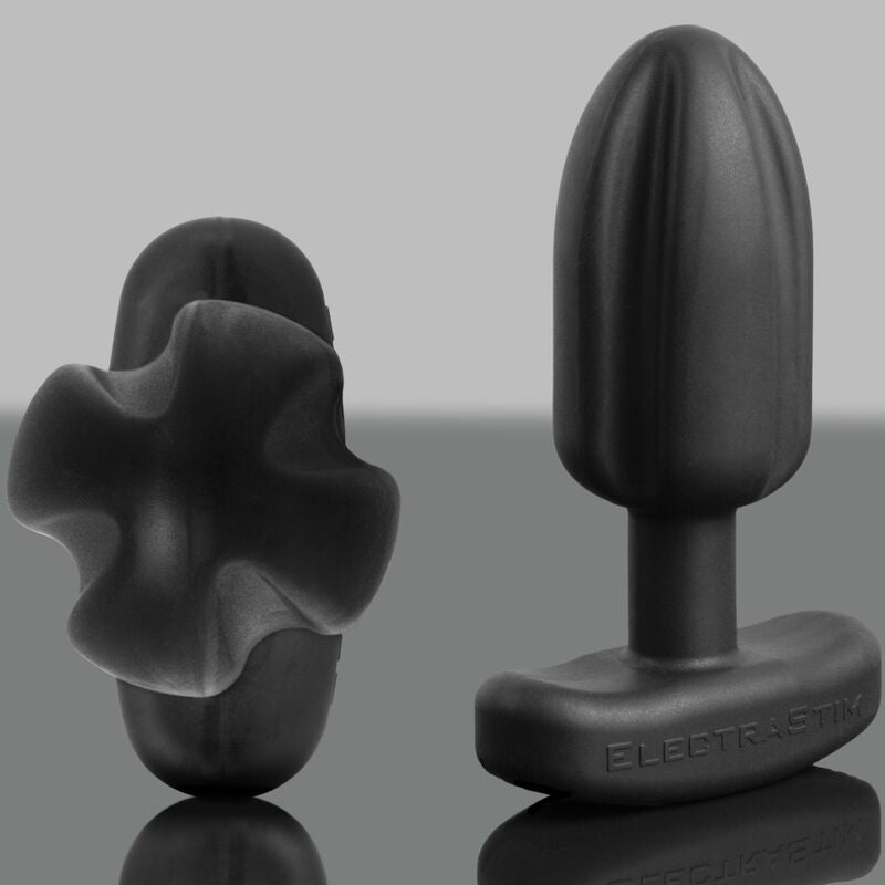 ELECTRASTIM - TARTARUS 4-POLE ANAL PLUG IN BLACK SILICONE