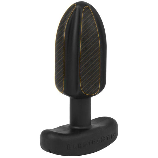 ELECTRASTIM - PLUG ANAL TARTARUS 4 PÔLES EN SILICONE NOIR