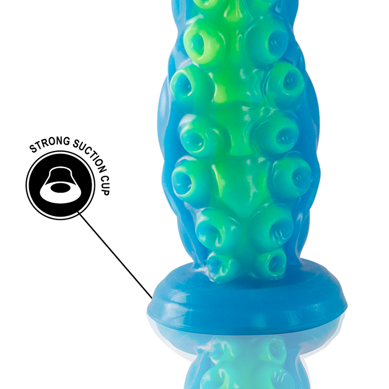 EPIC - GODE FLUORESCENT AVEC TENTACULES MINCE SCYLLA GRANDE TAILLE