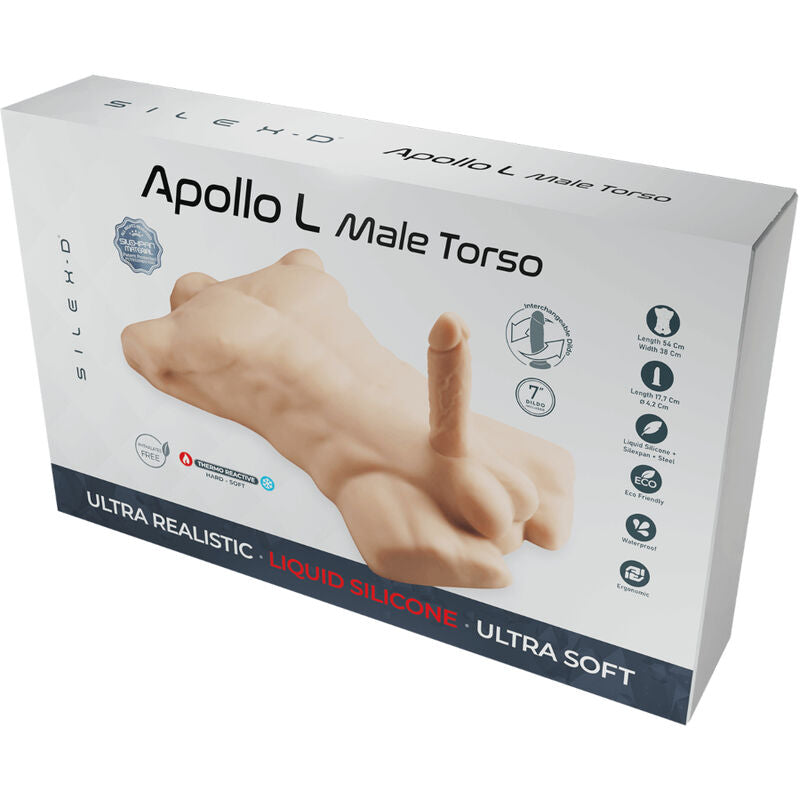 SILEXD - APOLLO L TORSO MASCHILE REALISTICO