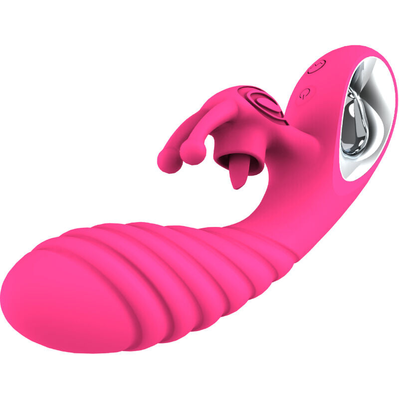 ARMONY - VIBRATEUR VICKY RABBIT AVEC LANGUE FUCHSIA