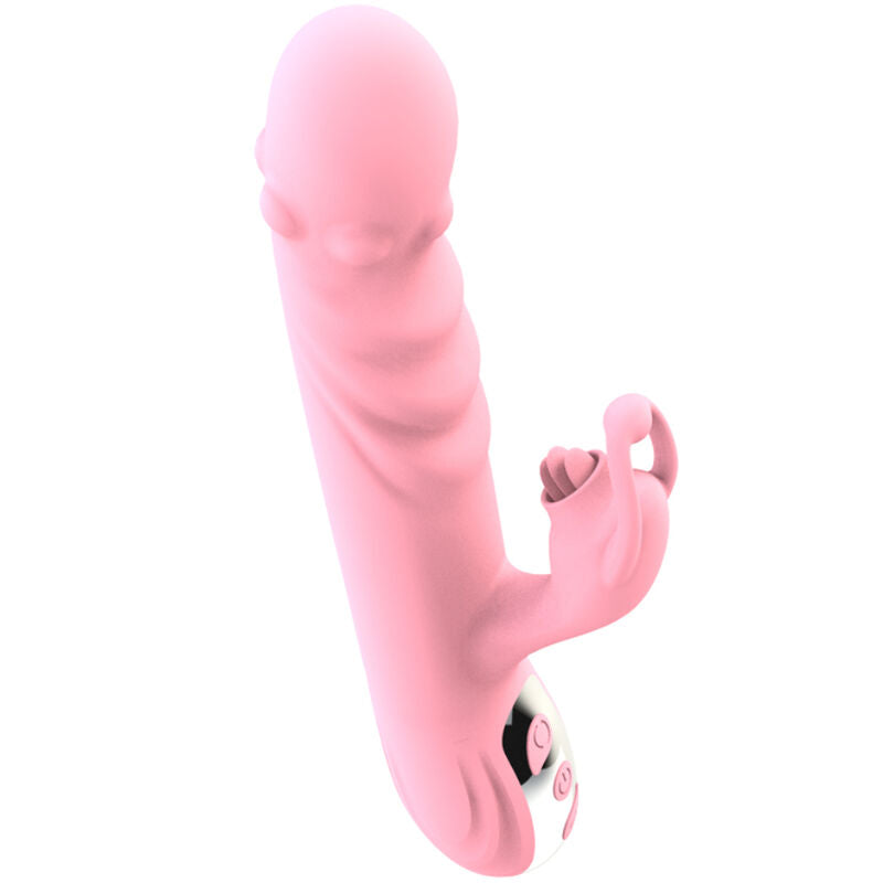 ARMONY - FULL TONGUE VIBRATOR WITH PINK HEAT EFFECT STIMULATING THE TONGUE