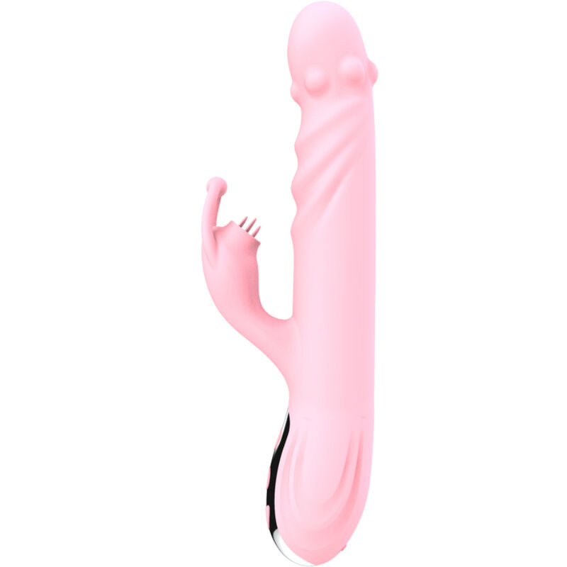 ARMONY - FULL TONGUE VIBRATOR WITH PINK HEAT EFFECT STIMULATING THE TONGUE