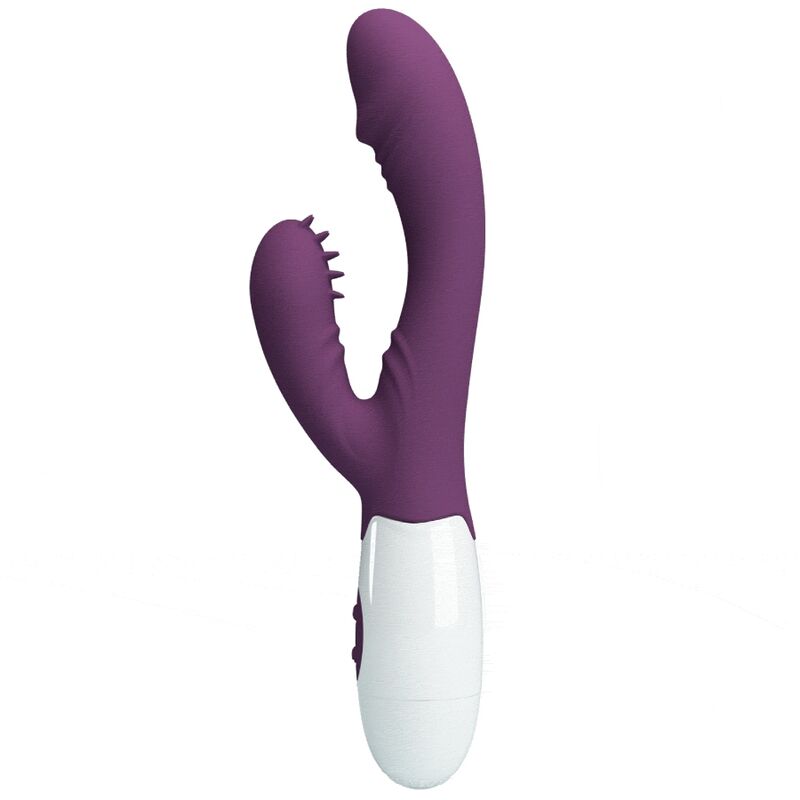 PRETTY LOVE - VIBRATEUR ANDRE RABBIT ET STIMULATEUR DE POINT G VIOLET