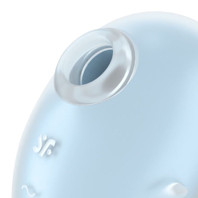 SATISFYER - VIBRATEUR À POSER BLEU CUTIE GHOST