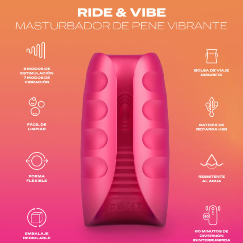 DUREX - MASTURBATOR VIBRATOR TOY RIDE &amp; VIBE