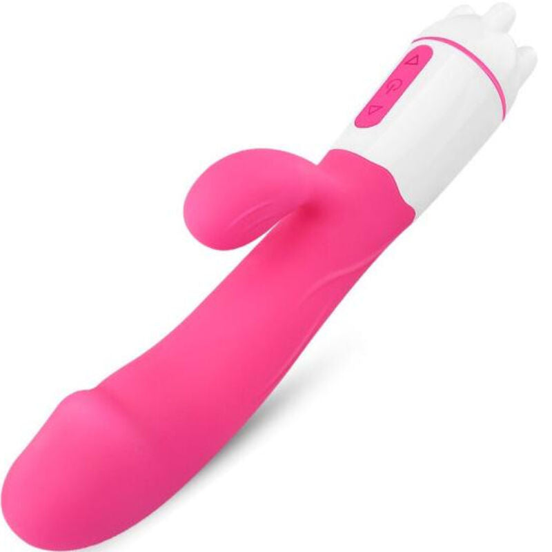 ARMONY - HAPPY VIBRATEUR ET STIMULATEUR RECHARGEABLE FUCHSIA