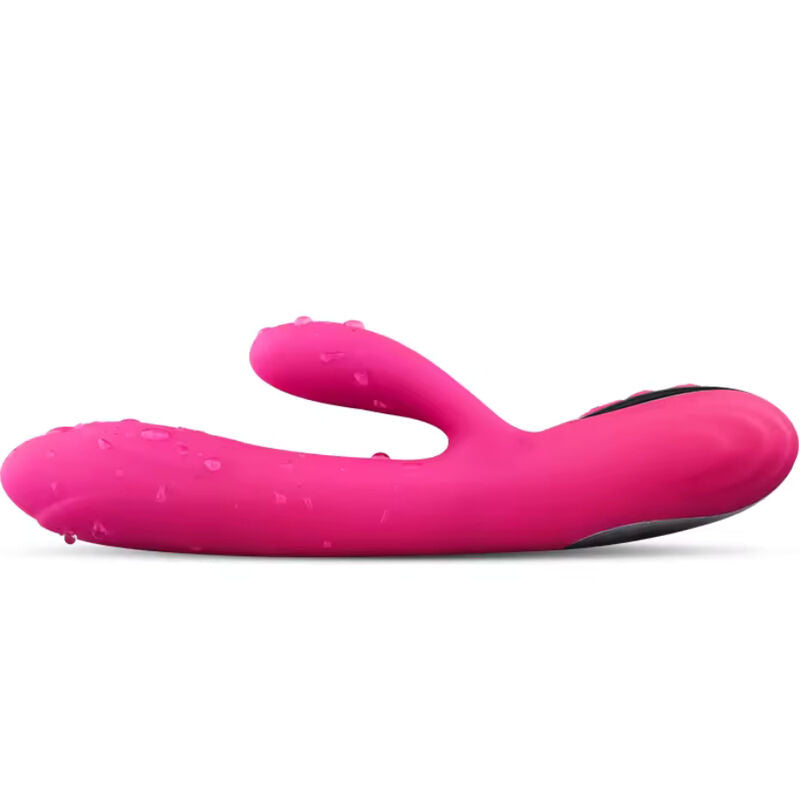 ARMONY - VIBRATEUR ET STIMULATEUR FLEXIBLE À EFFET CHALEUR FUCHSIA