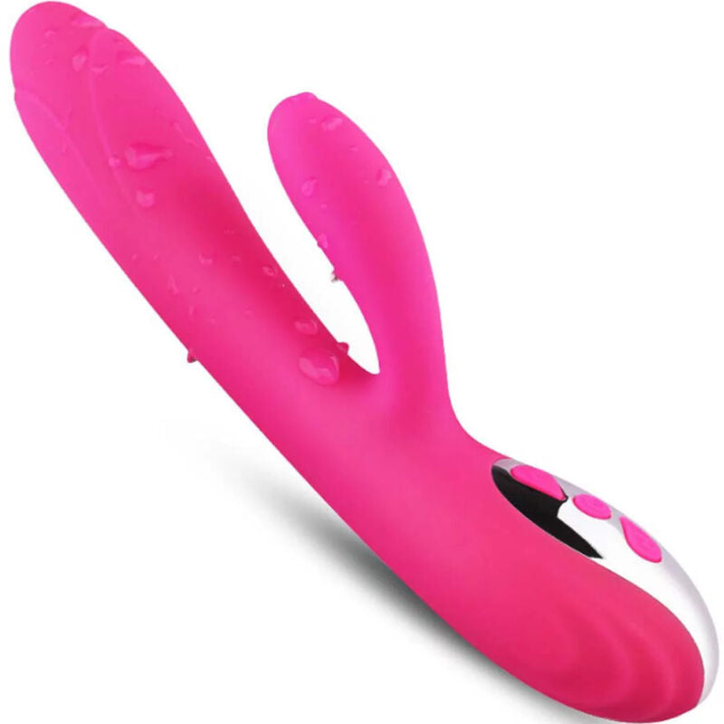 ARMONY - VIBRATEUR ET STIMULATEUR FLEXIBLE À EFFET CHALEUR FUCHSIA