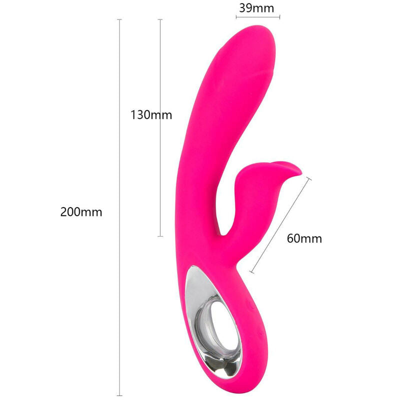 ARMONY - VIBRATEUR DARO ET STIMULATEUR ANNEAU DE TIRAGE FUCHSIA