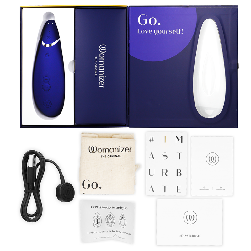 WOMANIZER - PREMIUM 2 STIMOLATORE DEL CLITORIDE MIRTILLO