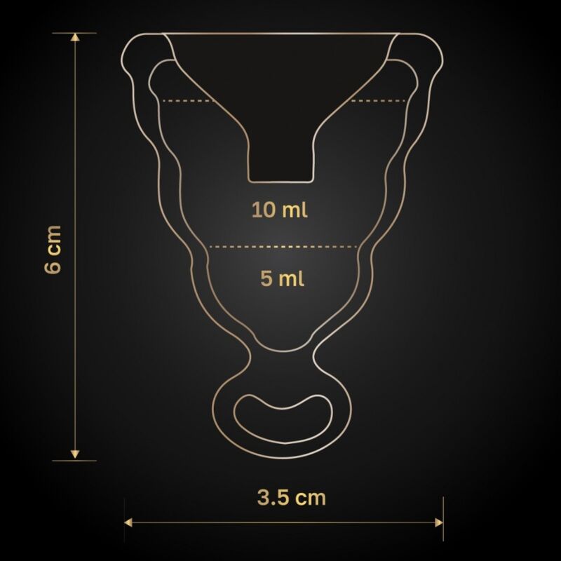 G-VIBE - GCUP COPPA MESTRUALE NERA