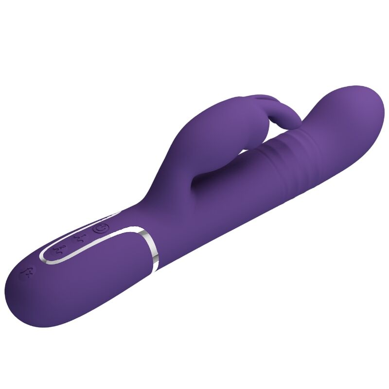 PRETTY LOVE - COALE VIBRATEUR RABBIT CHARCOAL 4 EN 1 VIOLET