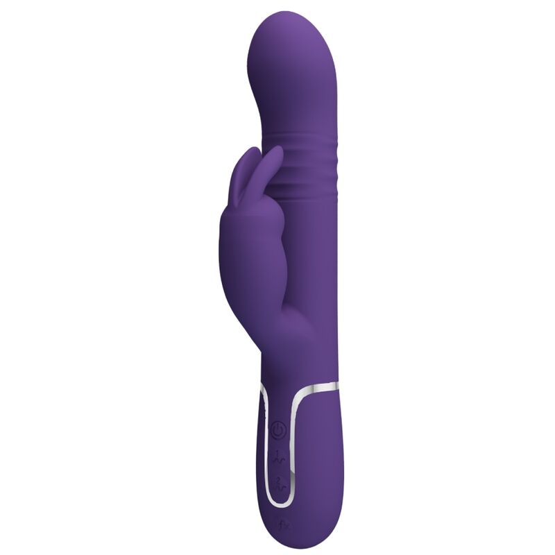 PRETTY LOVE - COALE VIBRATEUR RABBIT CHARCOAL 4 EN 1 VIOLET
