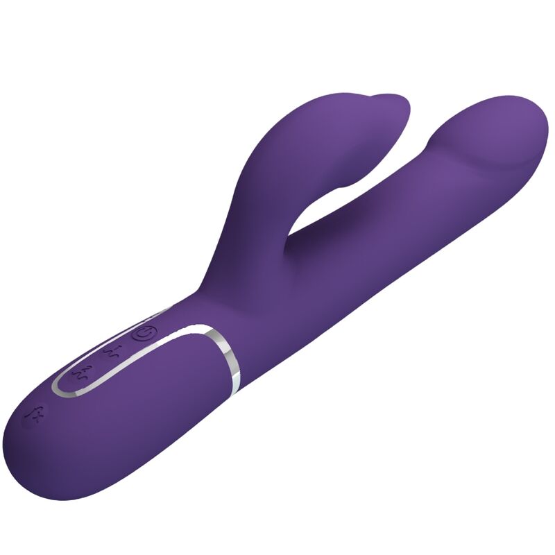 PRETTY LOVE - VIBRATEUR ZALIN PERLE RABBIT 4 EN 1 VIOLET