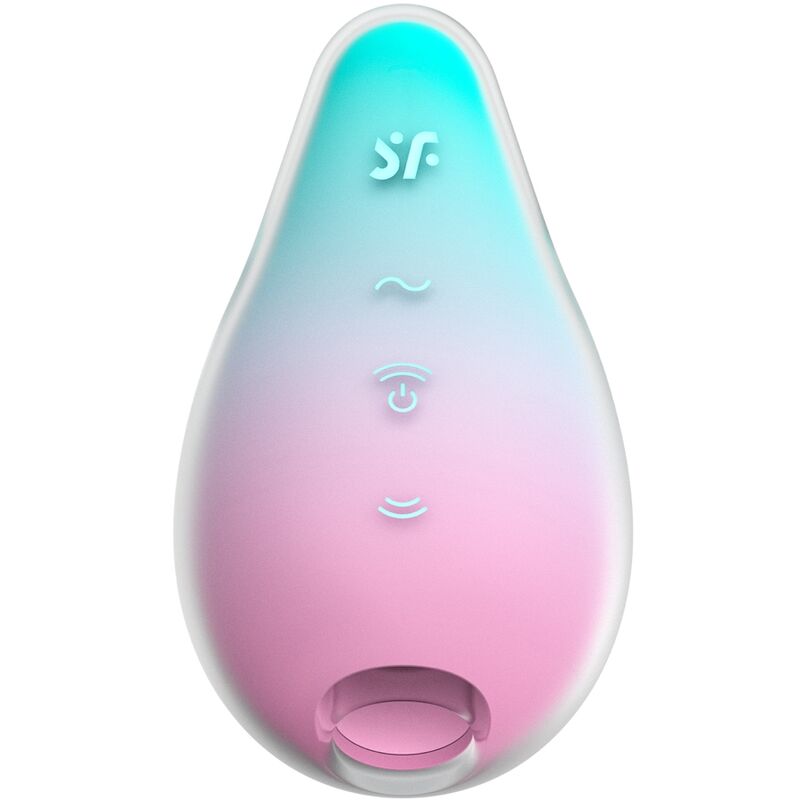 SATISFYER - STIMULATEUR ET VIBRATEUR MERMAID VIBES MENTHE ET ROSE