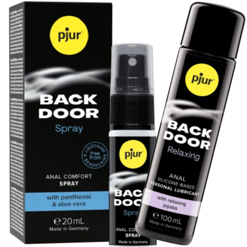 PJUR - BACK DOOR SET DI LUBRIFICANTE ANALE E SPRAY