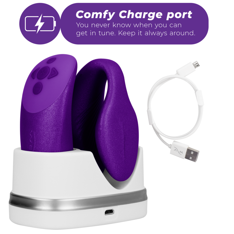 WE-VIBE - VIBRATORE CHORUS PER COPPIA CON LILAC SQUEEZE CONTROL