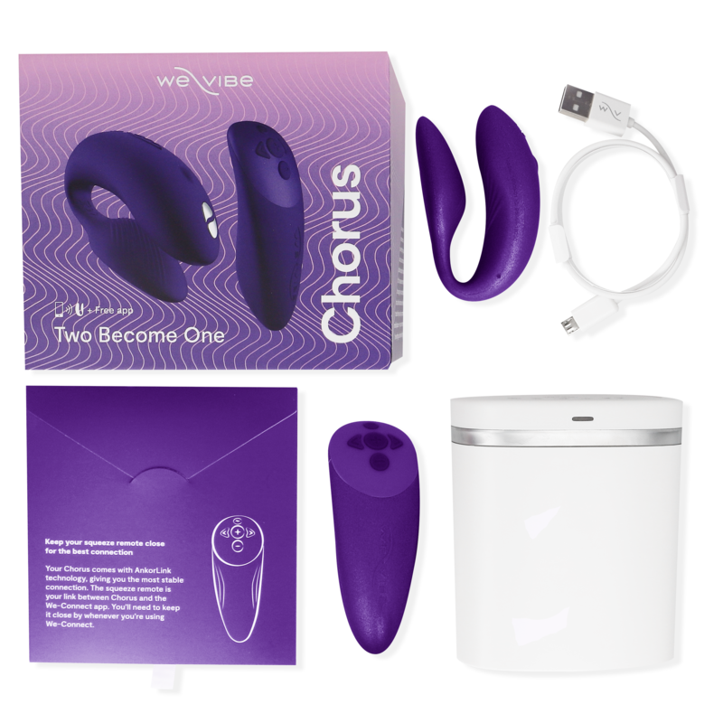 WE-VIBE - VIBRATORE CHORUS PER COPPIA CON LILAC SQUEEZE CONTROL