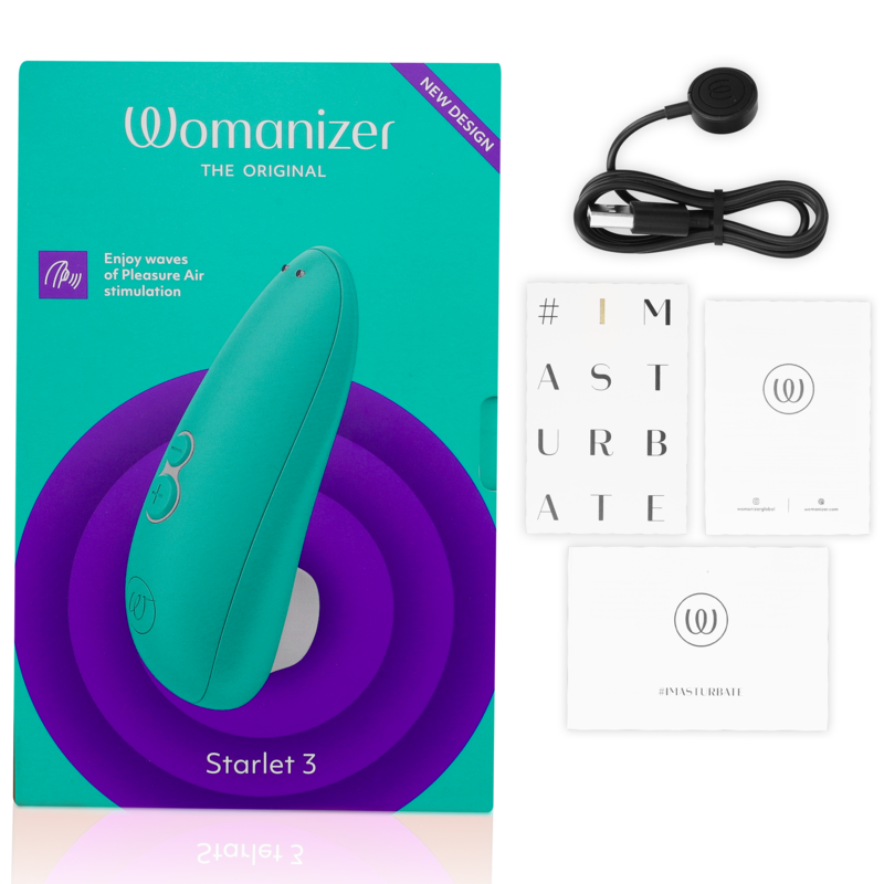 WOMANIZER - STIMOLATORE CLITORALE STARLET 3 TURCHESE