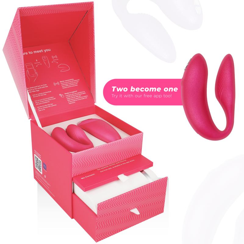 WE-VIBE - VIBRATORE CHORUS PER COPPIA CON SQUEEZE CONTROL ROSA