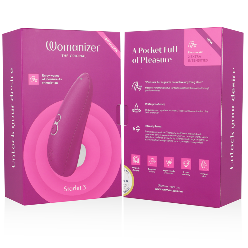 WOMANIZER - STARLET 3 STIMOLATORE CLITORALE VIOLA