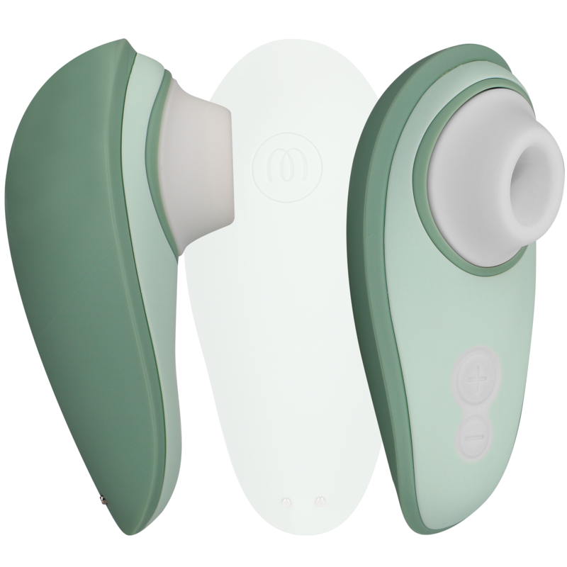 WOMANIZER - LIBERTY 2 CLITORAL STIMULATOR &amp; SUCTION CUP LIGHT GREEN