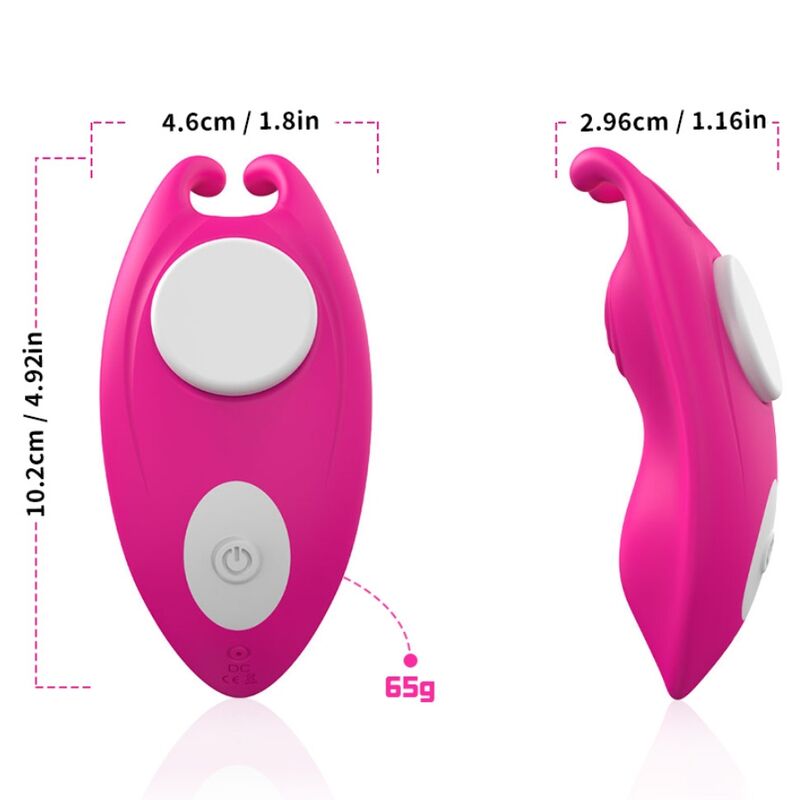 ARMONY - HONEYBEE WEARABLE PANTIES G-SPOT VIBRATOR FUCHSIA - FREE APP