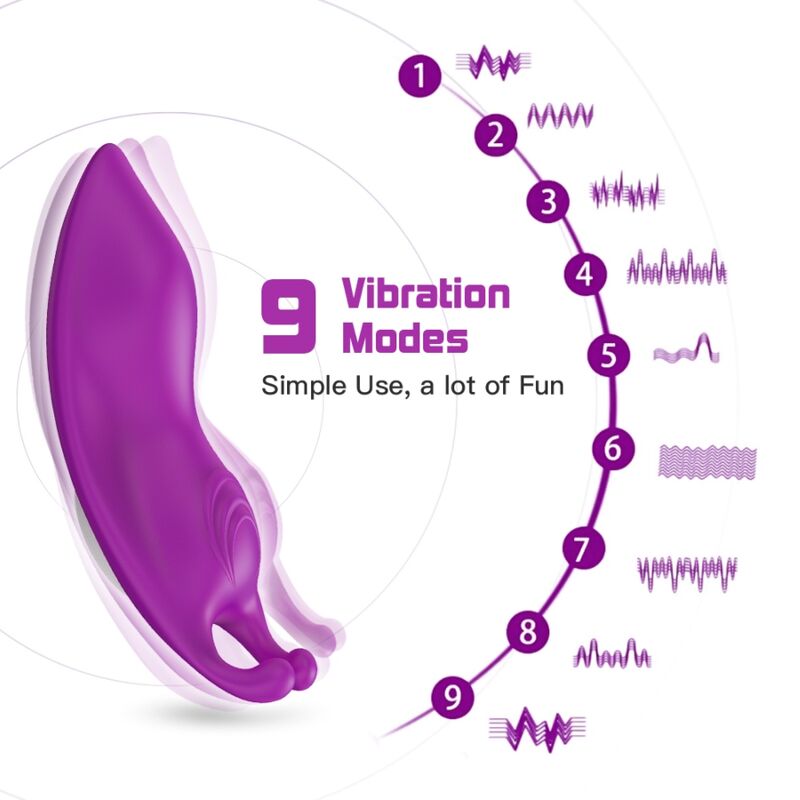 ARMONY - HONEYBEE WEARABLE PANTIES G-SPOT REMOTE CONTROL VIBRATOR PURPLE