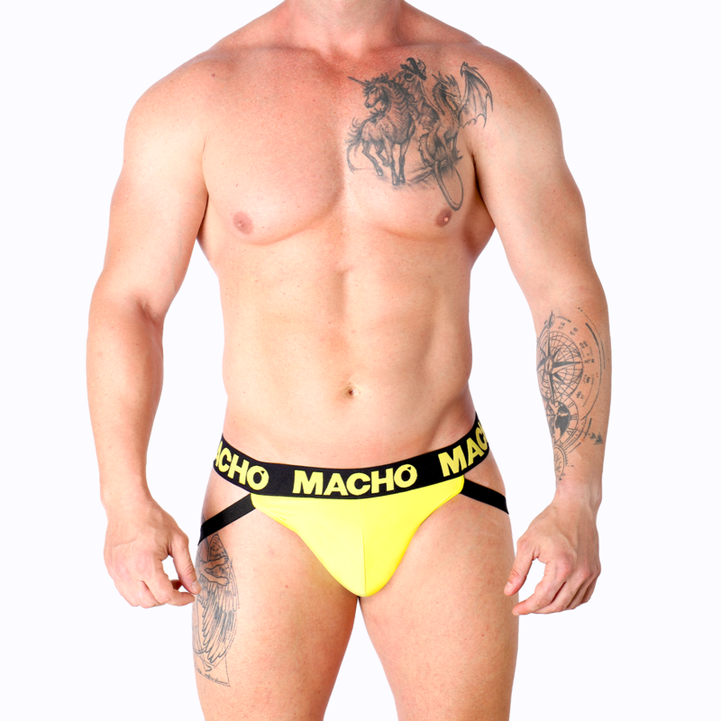 MACHO - MX25A JOCK LYCRA GIALLO S