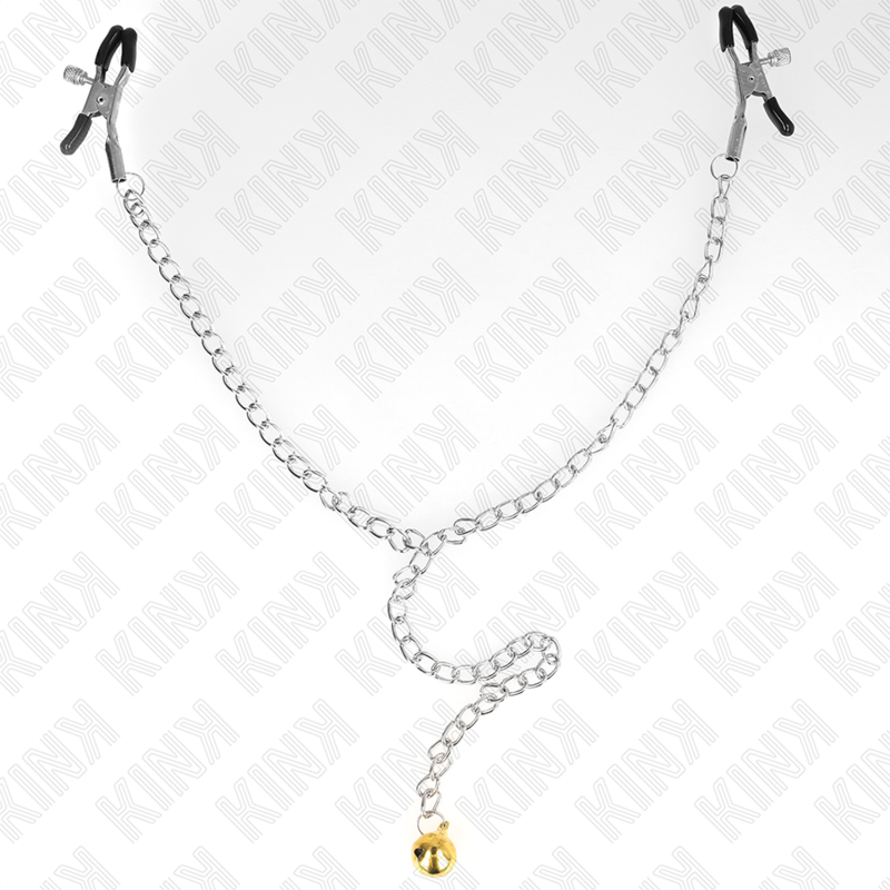 KINK - CHAIN ​​NIPPLE CLAMPS WITH BELL 30 CM