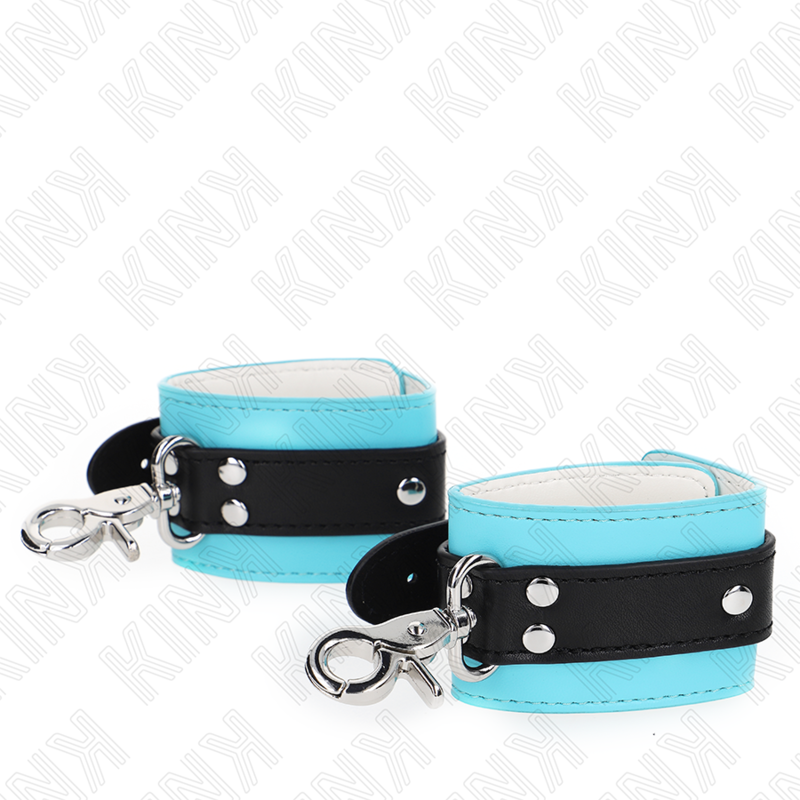 KINK - RESISTENZA DA POLSO PREMIUM CON SERRATURA NERO / BLU REGOLABILE 21-28 CM X 5,5 CM