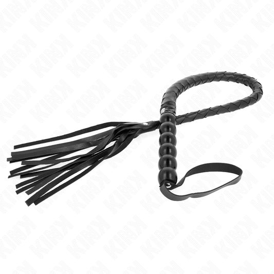 KINK - SNAKE WHIP WITH BEADS 80 CM