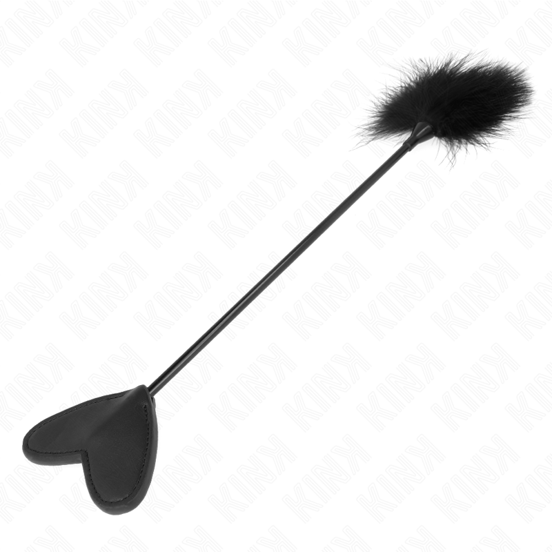 KINK - PLUMES CHATOUILLEUSES AVEC PAGAIE COEUR 31 CM