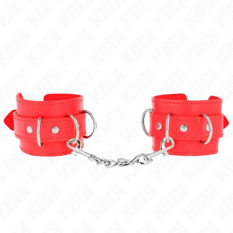 KINK - RESISTENZA DA POLSO CON 3 ANELLI A D REGOLABILE ROSSO 17,5-25 CM X 6 CM