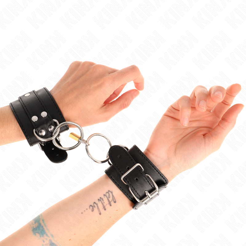 KINK - BLACK O-RING LOCKING WRIST CLIP ADJUSTABLE 20-28 CM X 5.5 CM