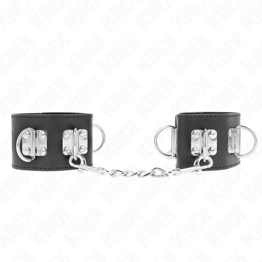 KINK - MULTI-POSITION WRIST RESISTANCE WITH BLACK PADLOCK CLOSURE ADJUSTABLE 16-23 CM X 5.5 CM