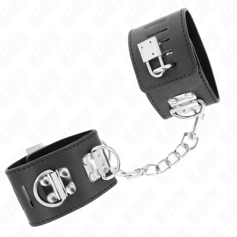 KINK - MULTI-POSITION WRIST RESISTANCE WITH BLACK PADLOCK CLOSURE ADJUSTABLE 16-23 CM X 5.5 CM