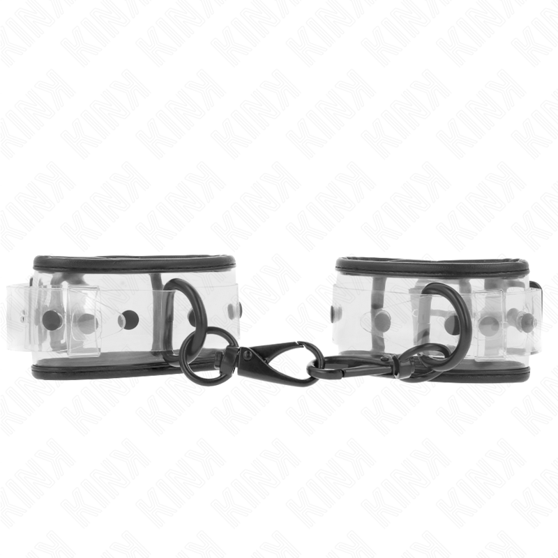 KINK - ADJUSTABLE CLEAR WRIST CUFFS 18-30CM X 5.5CM