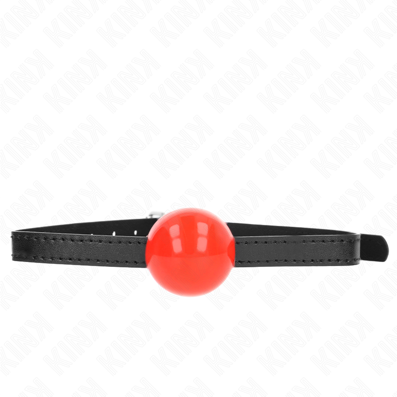 KINK - BÂILLON SIMPLE BOULE ROUGE 4 CM 65 x 1,5 CM