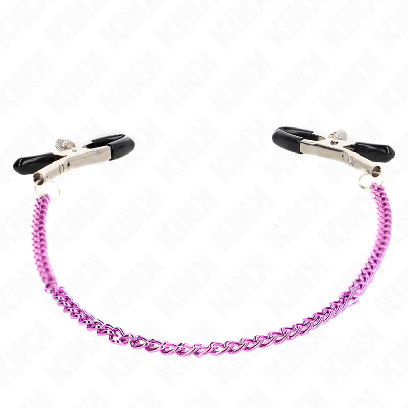 KINK - PURPLE CHAIN ​​NIPPLE CLAMPS 30CM