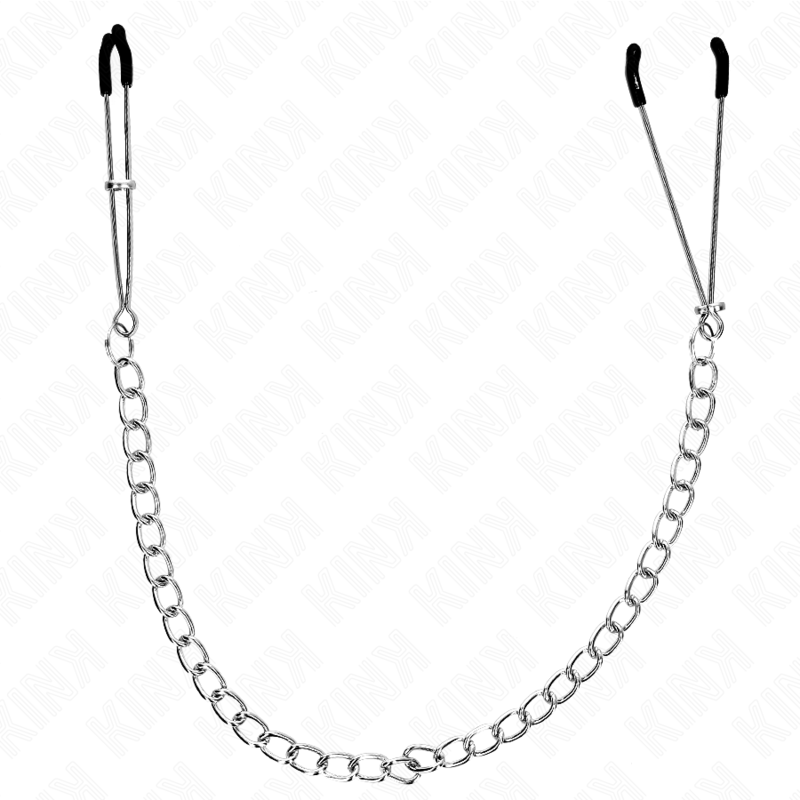 KINK - THIN NIPPLE CLAMPS WITH 30CM THICK CHAIN