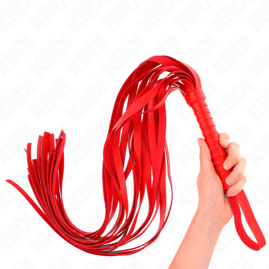 KINK - RED WHIP SHORT HANDLE LONG TAIL 70 CM