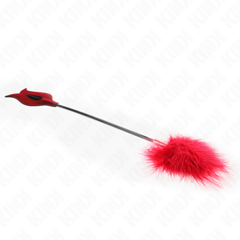 KINK - STIMULATING FEATHERS WITH ROSE PADDLE 8CM