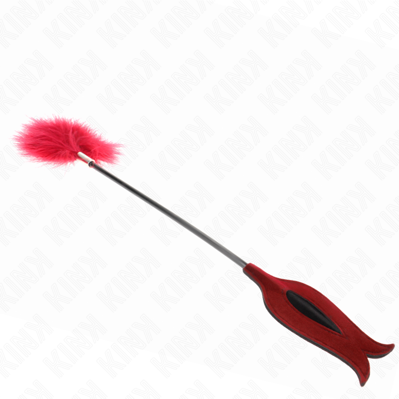 KINK - STIMULATING FEATHERS WITH ROSE PADDLE 8CM