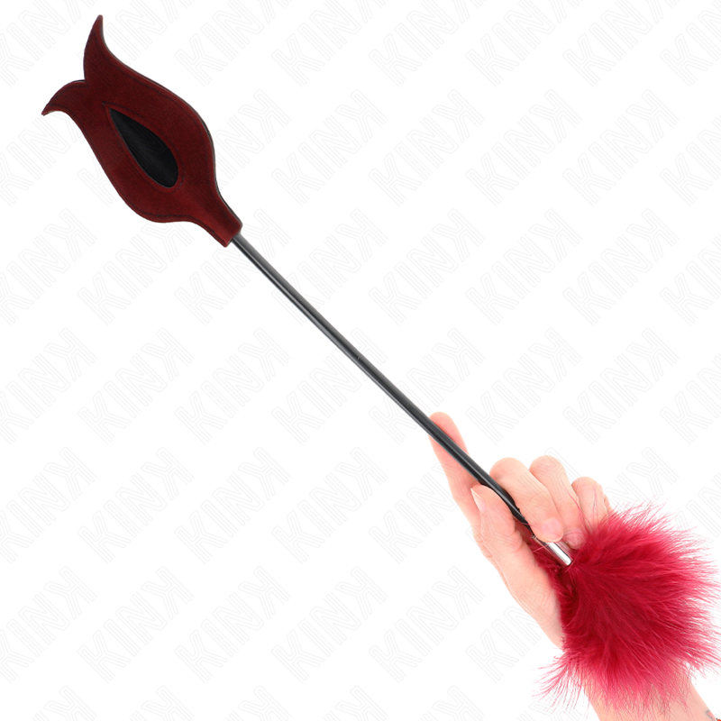 KINK - STIMULATING FEATHERS WITH ROSE PADDLE 8CM