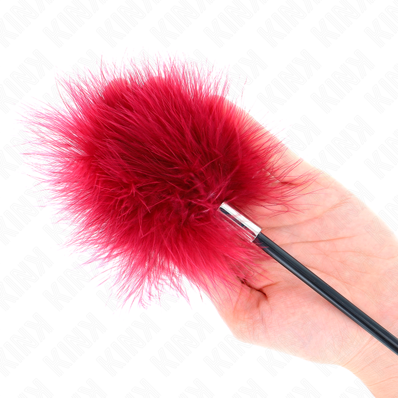 KINK - STIMULATING FEATHERS WITH ROSE PADDLE 8CM