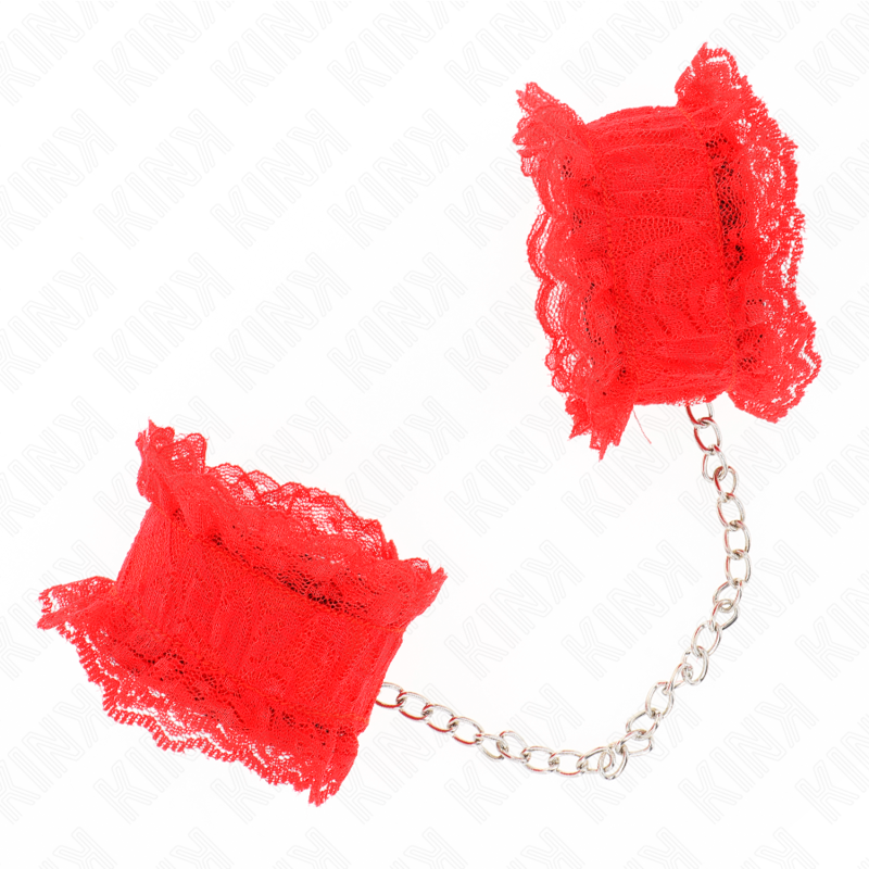 KINK - BRACELET ÉLASTIQUE DENTELLE ROUGE