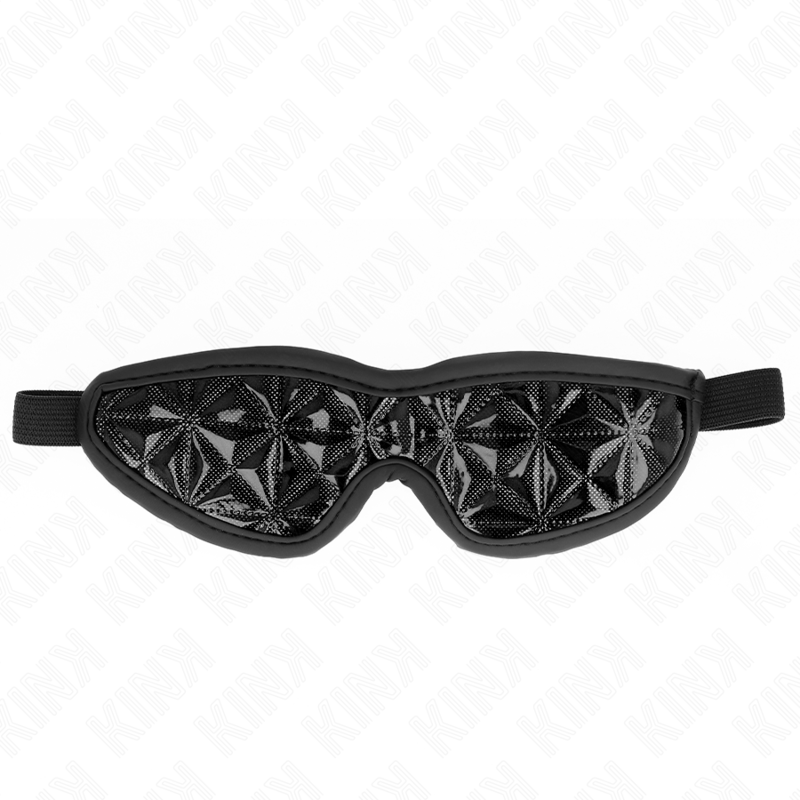 KINK - FASCIA CON MOTIVO A DIAMANTI NERO 20,5 x 6 CM